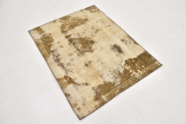 90cm x 125cm anudado a mano Ultra Vintage Alfombra Persa Lana