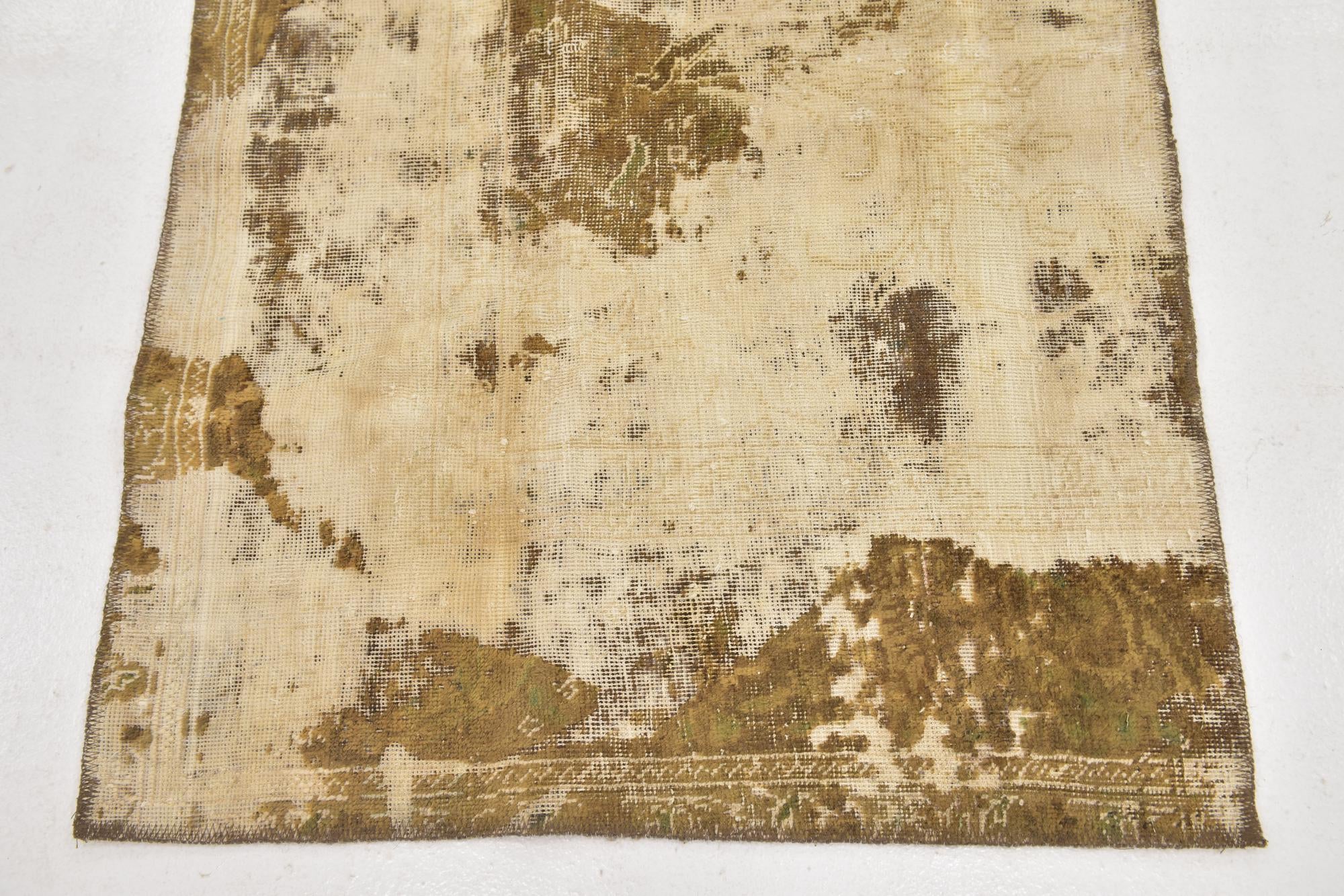 90cm x 125cm anudado a mano Ultra Vintage Alfombra Persa Lana