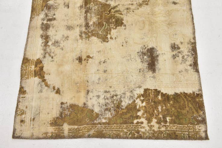Detail image of 90cm x 125cm anudado a mano Ultra Vintage Alfombra Persa Lana