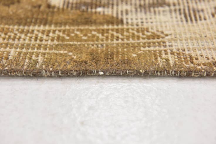 Detail image of 90cm x 125cm anudado a mano Ultra Vintage Alfombra Persa Lana