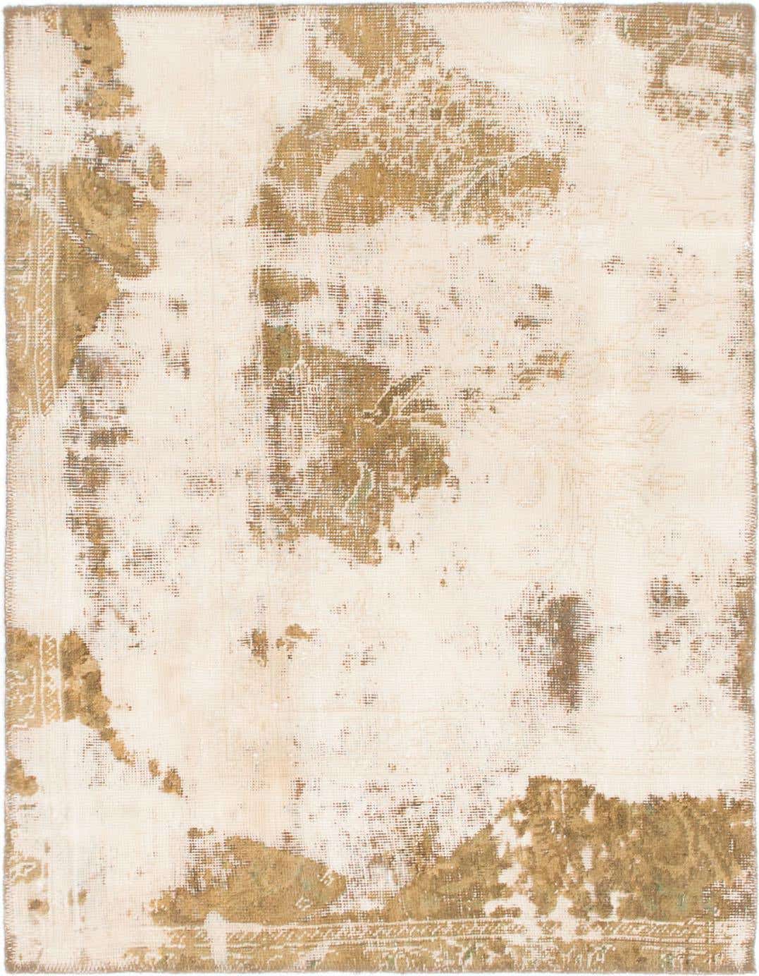 90cm x 125cm anudado a mano Ultra Vintage Alfombra Persa Lana