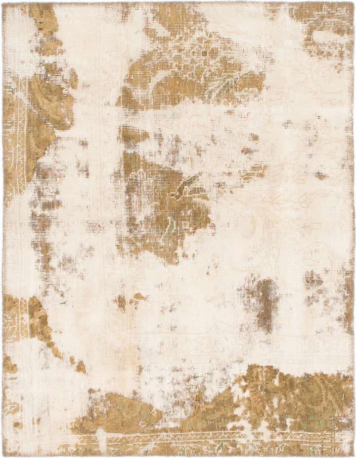 90cm x 125cm anudado a mano Ultra Vintage Alfombra Persa Lana