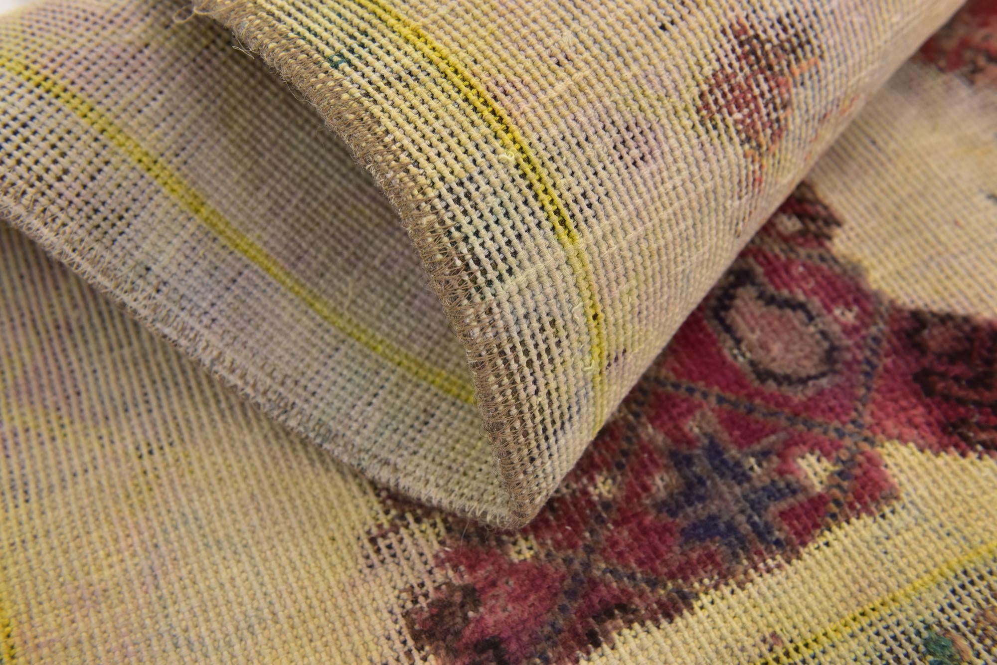3' x 4' 6 Hand Knotted Ultra Vintage Persian Wool Rug
