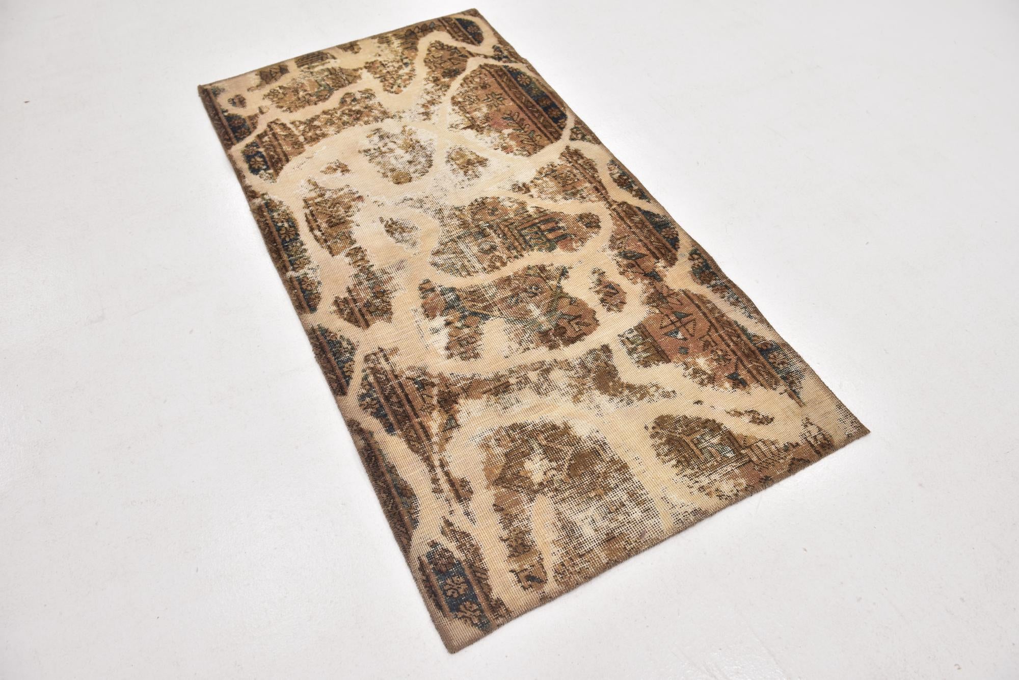 3' x 5' 9 Hand Knotted Ultra Vintage Persian Wool Rug