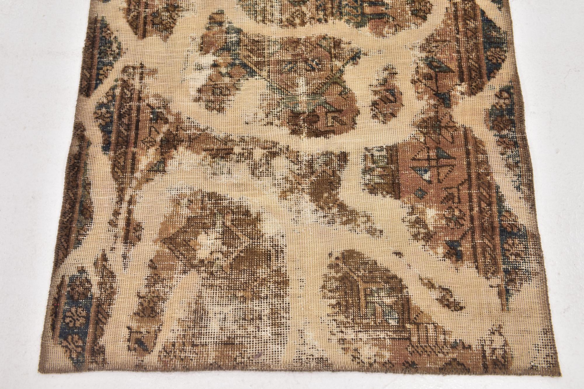3' x 5' 9 Hand Knotted Ultra Vintage Persian Wool Rug