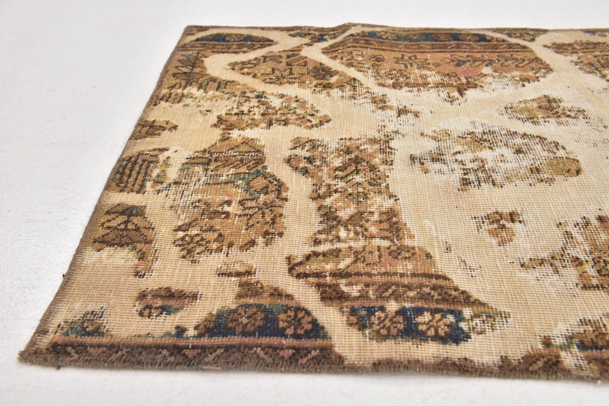 3' x 5' 9 Hand Knotted Ultra Vintage Persian Wool Rug