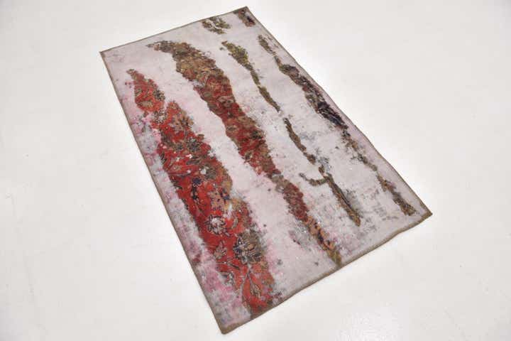 3' x 5' 4 Hand Knotted Ultra Vintage Persian Wool Rug