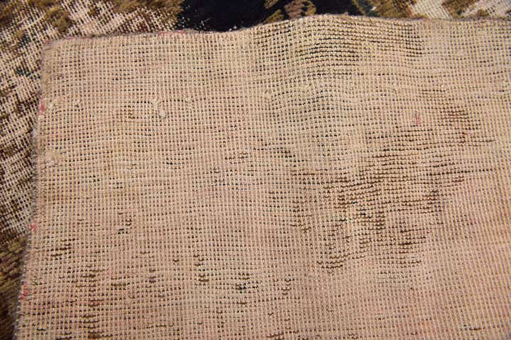 3' 9 x 6' Hand Knotted Ultra Vintage Persian Wool Rug