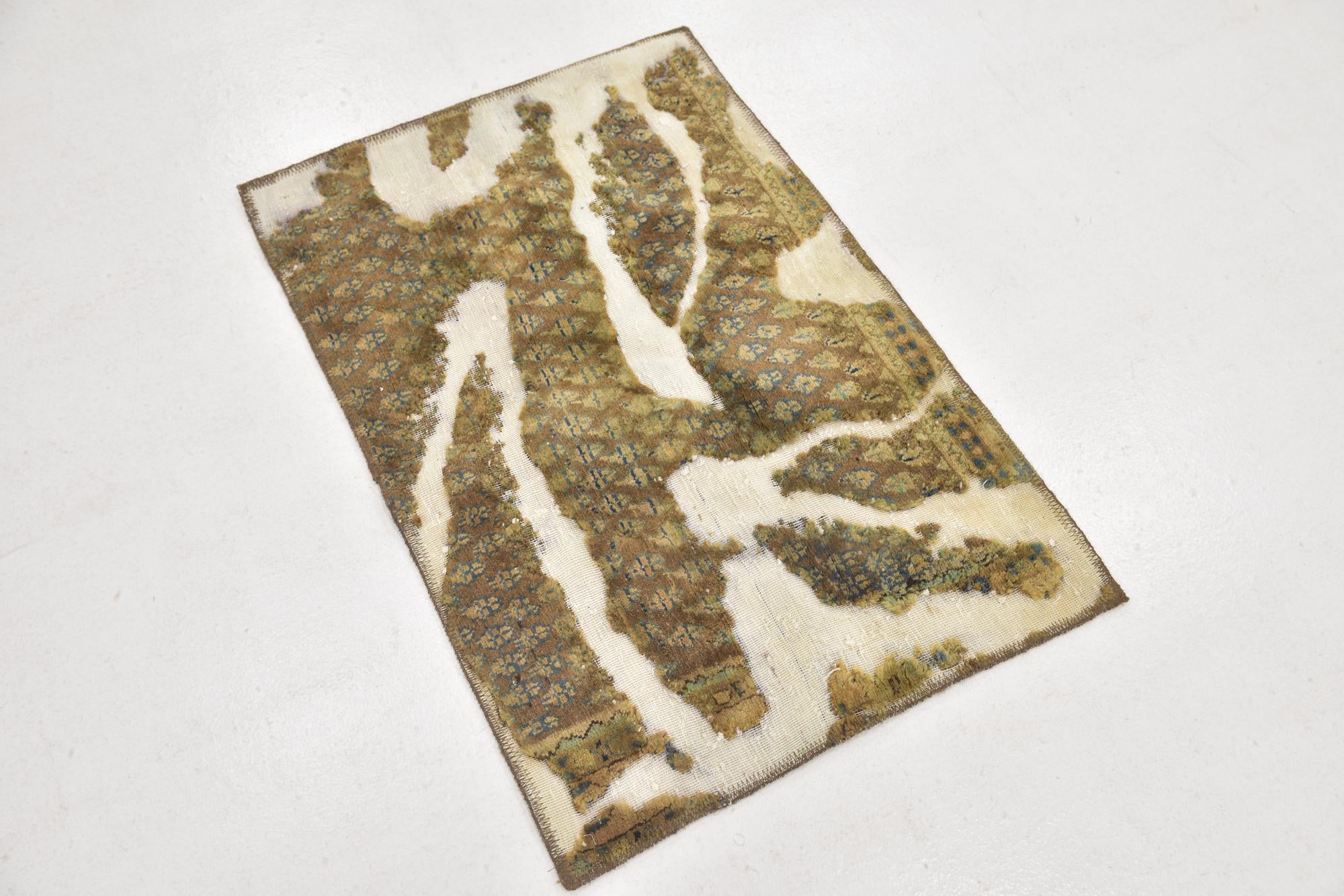 2' 4 x 3' 4 Hand Knotted Ultra Vintage Persian Wool Rug
