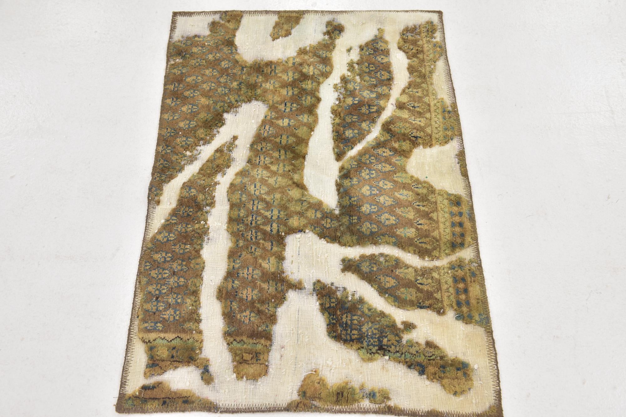 2' 4 x 3' 4 Hand Knotted Ultra Vintage Persian Wool Rug