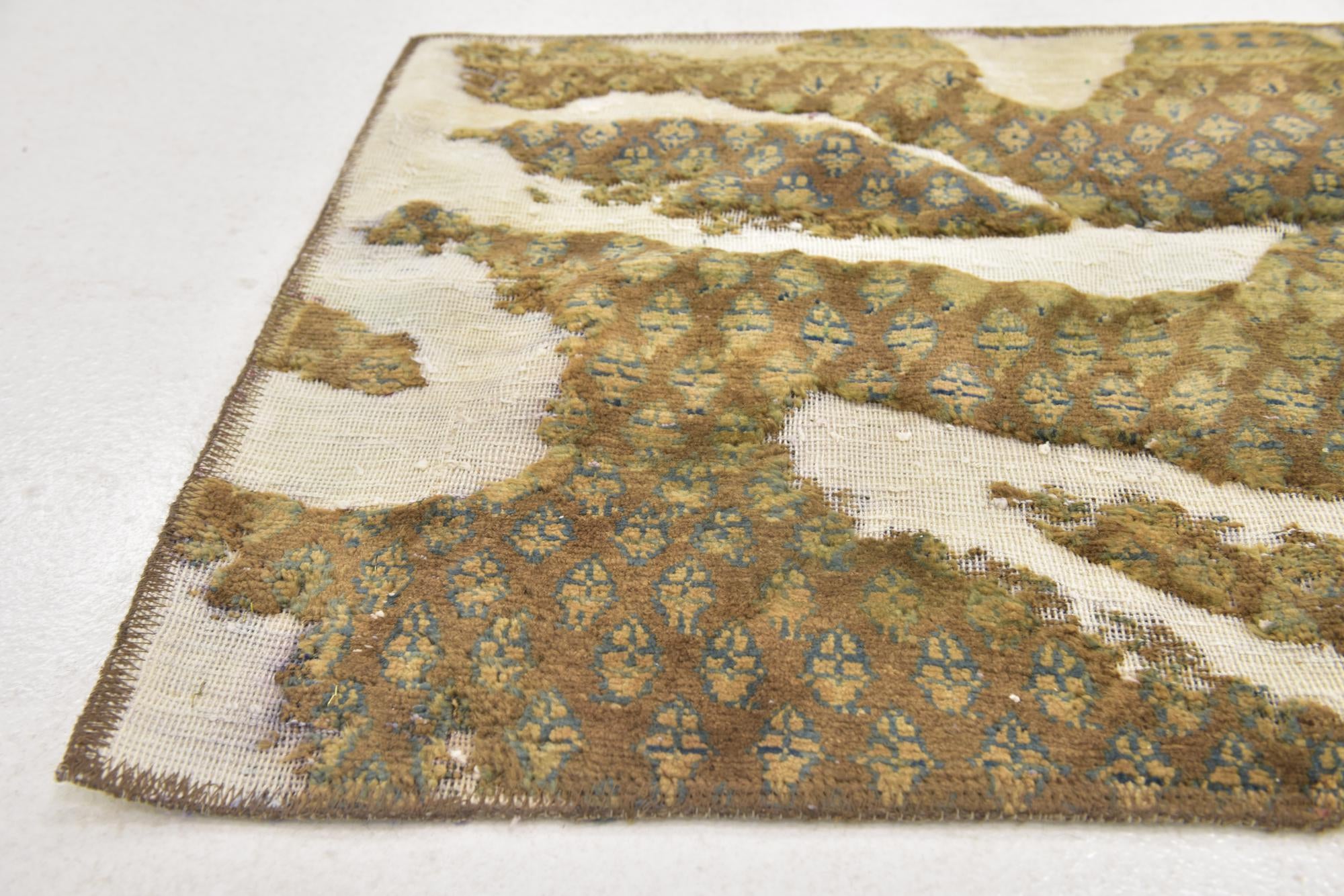 2' 4 x 3' 4 Hand Knotted Ultra Vintage Persian Wool Rug