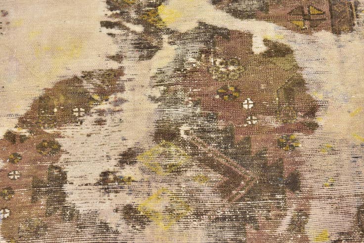 Detail image of 3' x 4' 4 Hand Knotted Ultra Vintage Persian Wool Rug