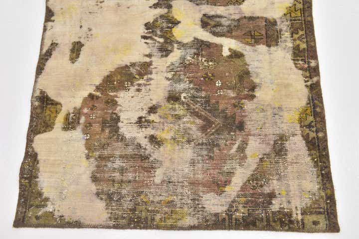 3' x 4' 4 Hand Knotted Ultra Vintage Persian Wool Rug