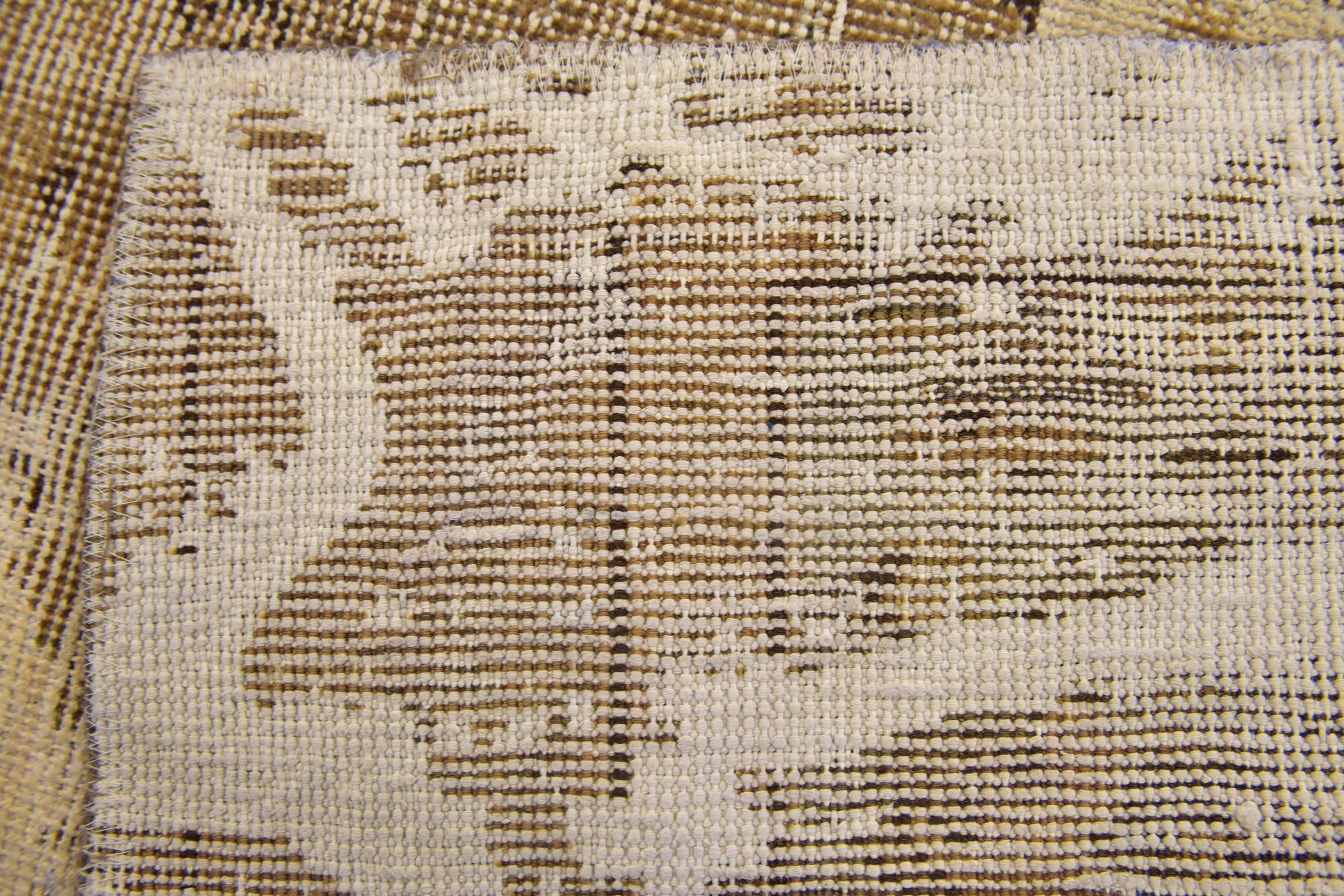 4' 6 x 6' 2 Hand Knotted Ultra Vintage Persian Wool Rug