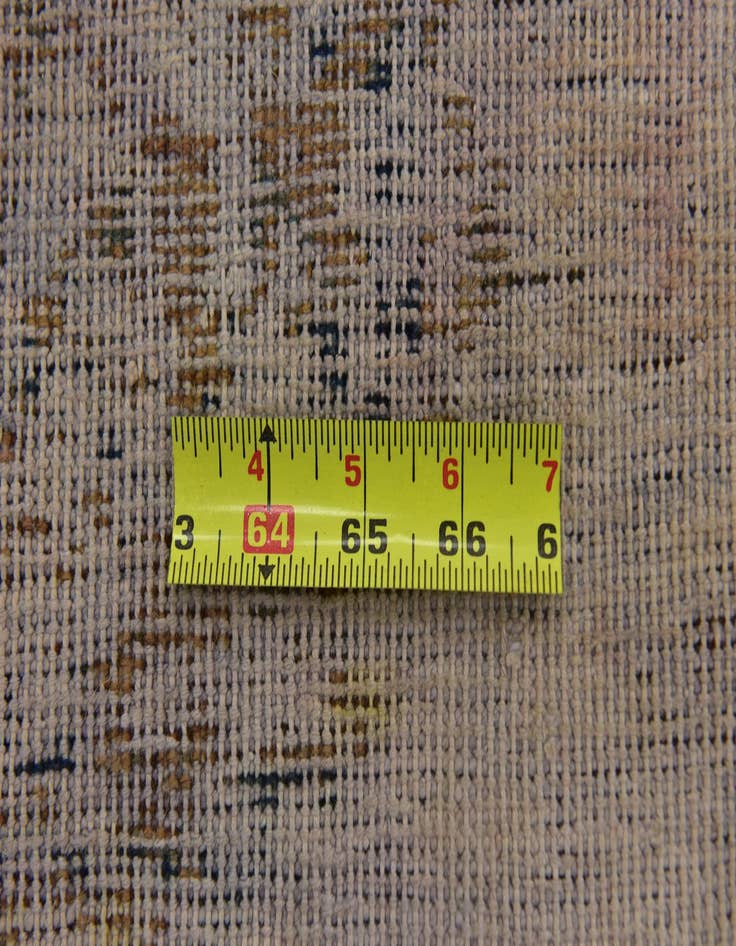 Detail image of 6' 7 x 8' 3  Hand Knotted Ultra Vintage Persian Wool Rug