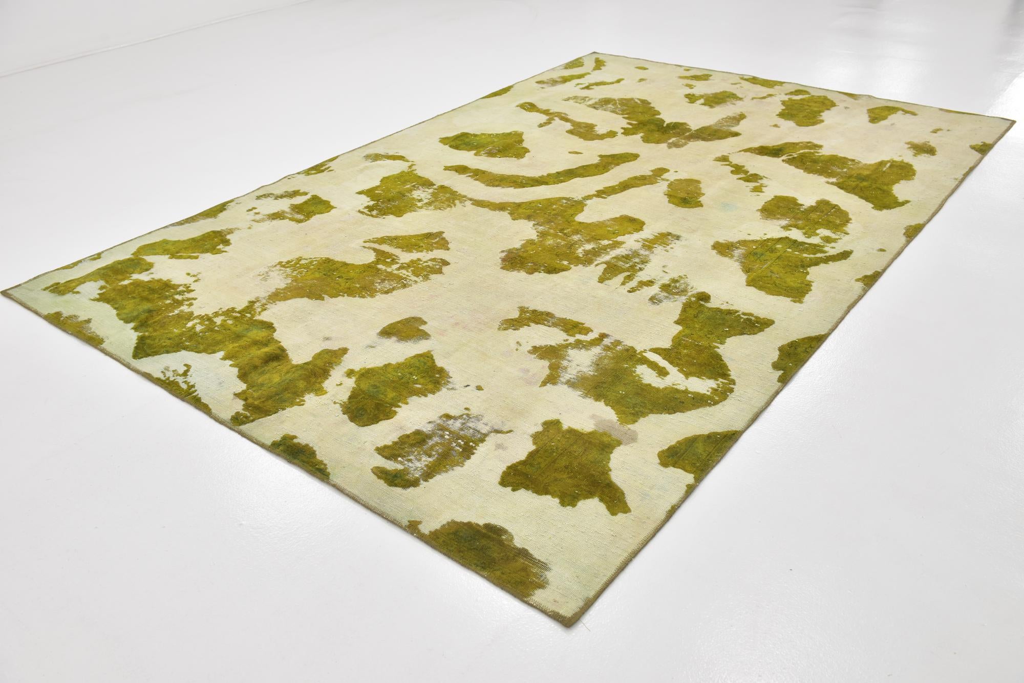 230cm x 355cm anudado a mano Ultra Vintage Alfombra Persa Lana