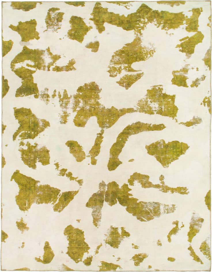 Detail image of 7' 6 x 11' 7 Hand Knotted Ultra Vintage Persian Wool Rug