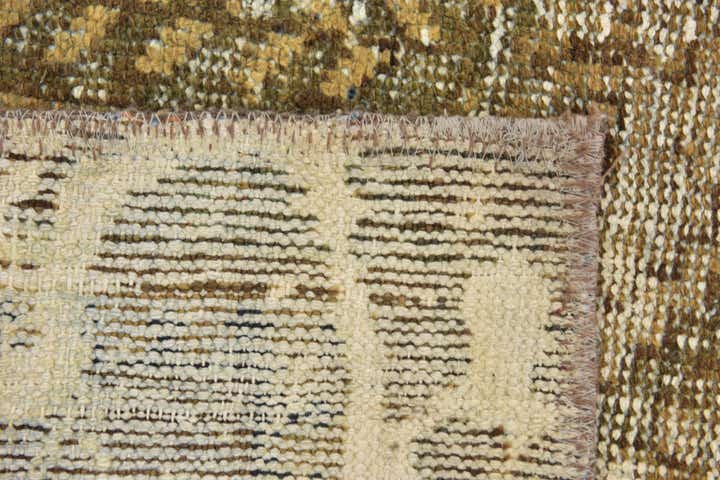 6' 8 x 9' 6 Hand Knotted Ultra Vintage Persian Wool Rug