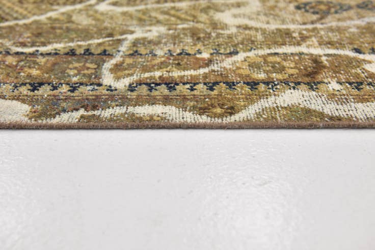 Detail image of 6' 8 x 9' 6 Hand Knotted Ultra Vintage Persian Wool Rug