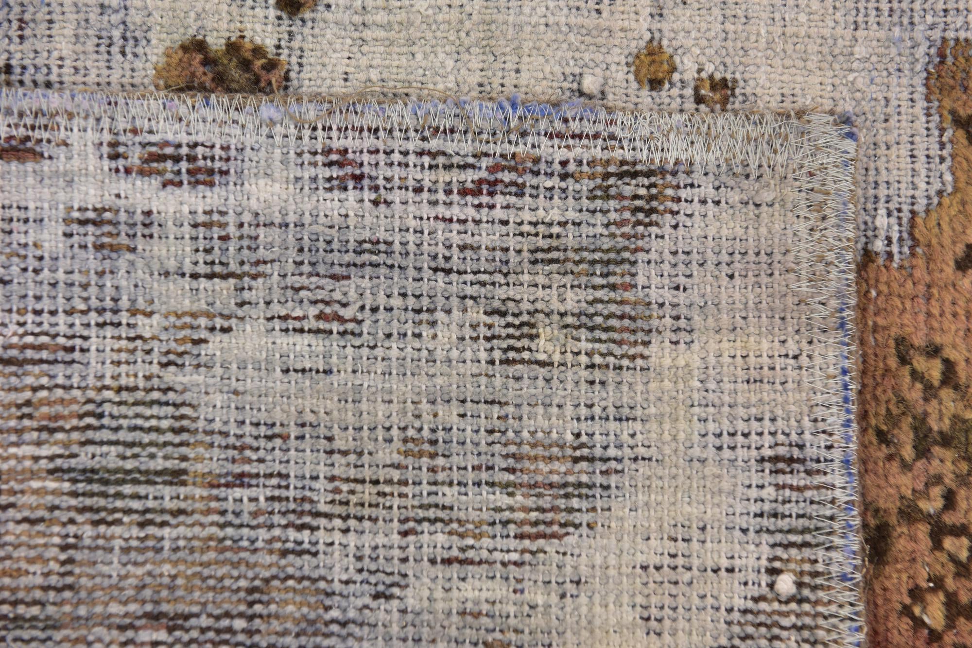 6' x 9' 3 Hand Knotted Ultra Vintage Persian Wool Rug