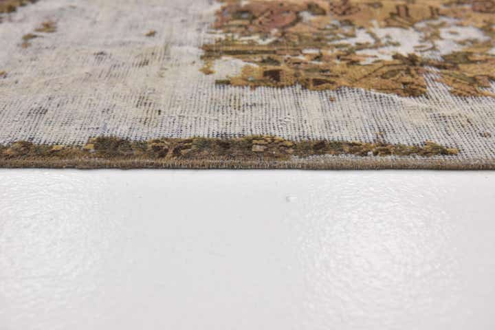 6' x 9' 3 Hand Knotted Ultra Vintage Persian Wool Rug