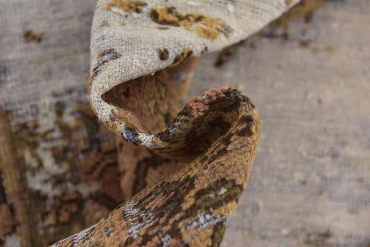 6' x 9' 3 Hand Knotted Ultra Vintage Persian Wool Rug