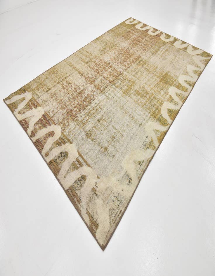 Detail image of 7' 2 x 11' 2  Hand Knotted Ultra Vintage Persian Wool Rug