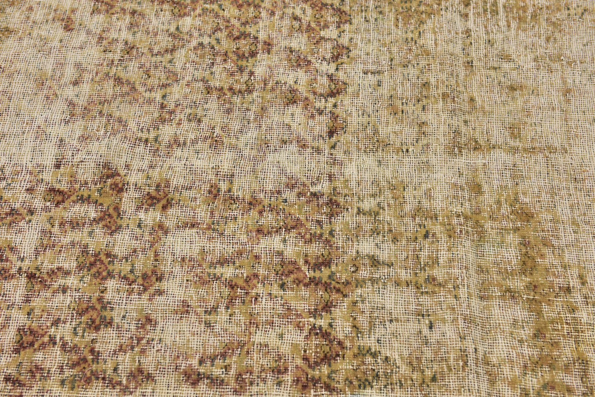 7' 2 x 11' 2 Hand Knotted Ultra Vintage Persian Wool Rug