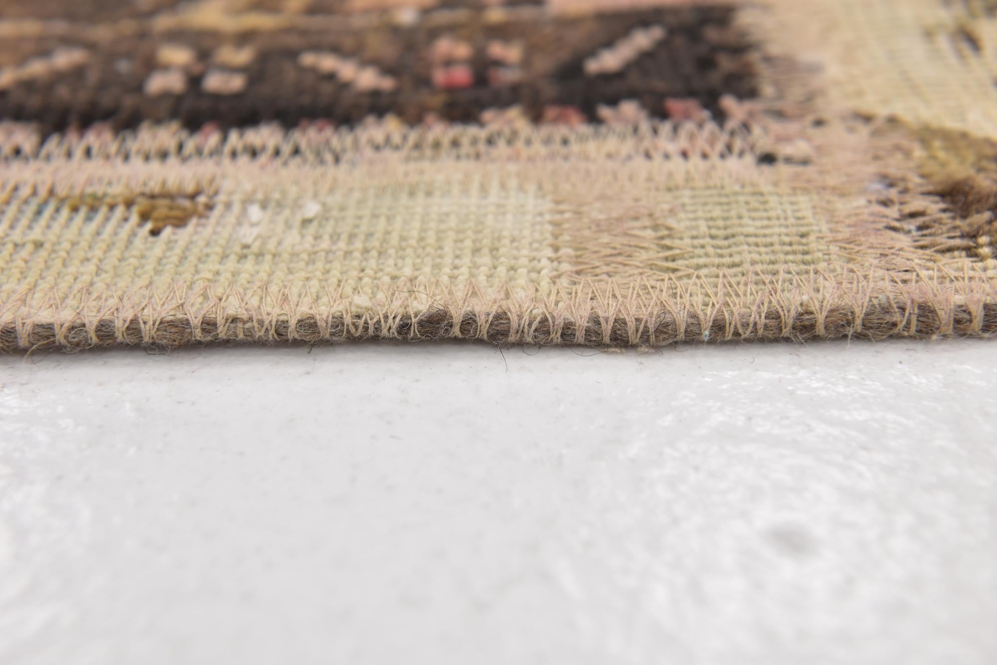 5' 4 x 7' 8 Hand Knotted Ultra Vintage Persian Wool Rug