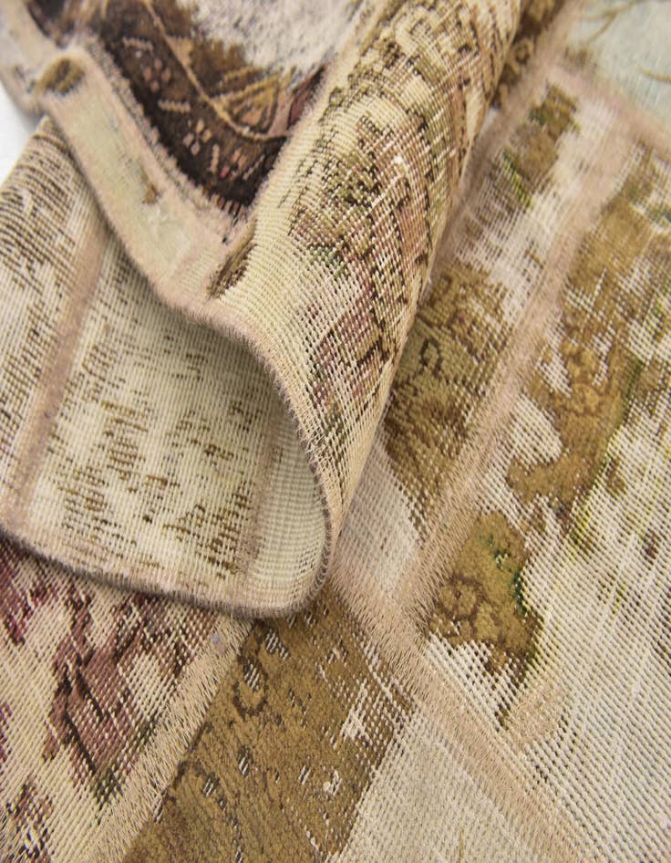 Detail image of 5' 4 x 7' 8  Hand Knotted Ultra Vintage Persian Wool Rug