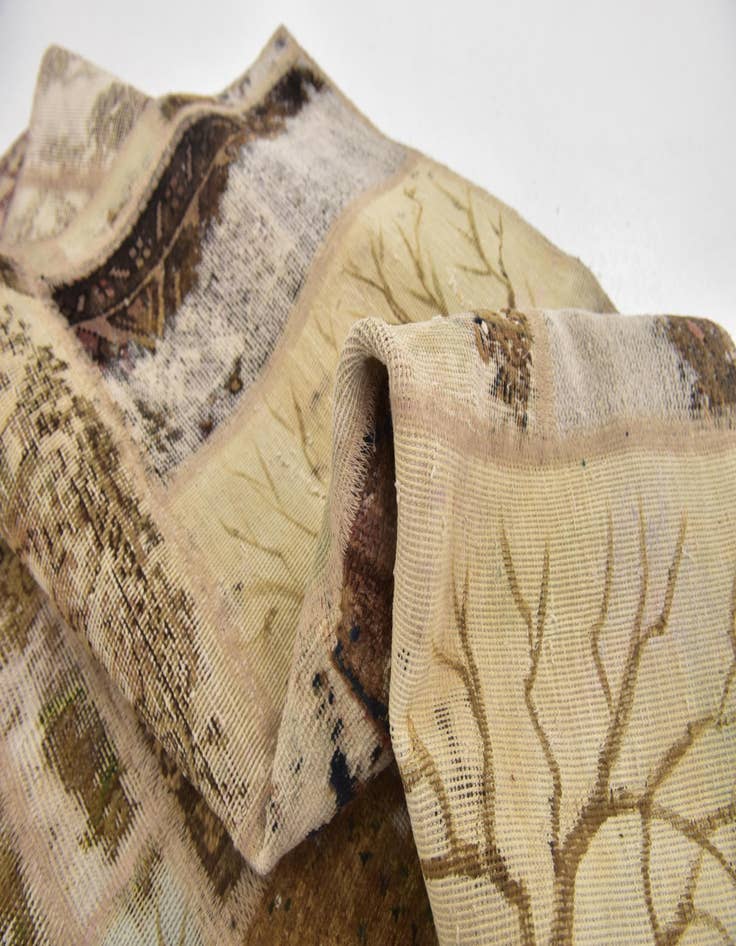 Detail image of 5' 4 x 7' 8  Hand Knotted Ultra Vintage Persian Wool Rug