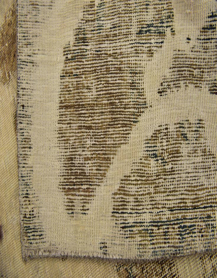 Detail image of 5' 10 x 8' 10  Hand Knotted Ultra Vintage Persian Wool Rug