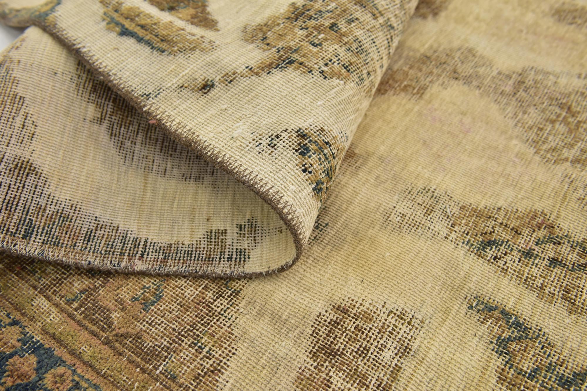 5' 10 x 8' 10 Hand Knotted Ultra Vintage Persian Wool Rug