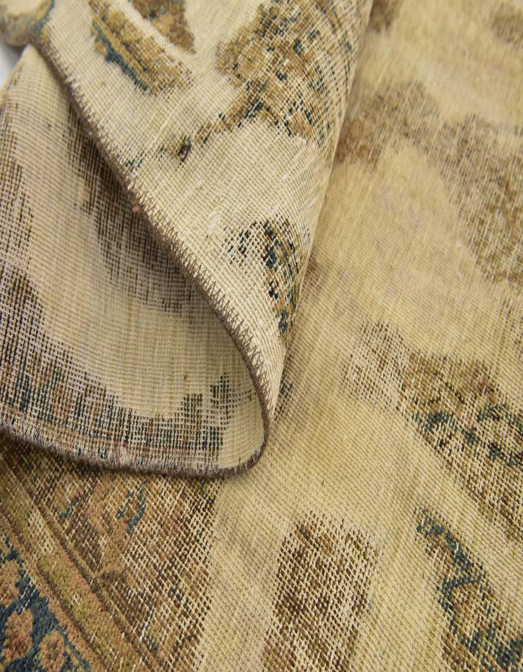 Detail image of 5' 10 x 8' 10  Hand Knotted Ultra Vintage Persian Wool Rug