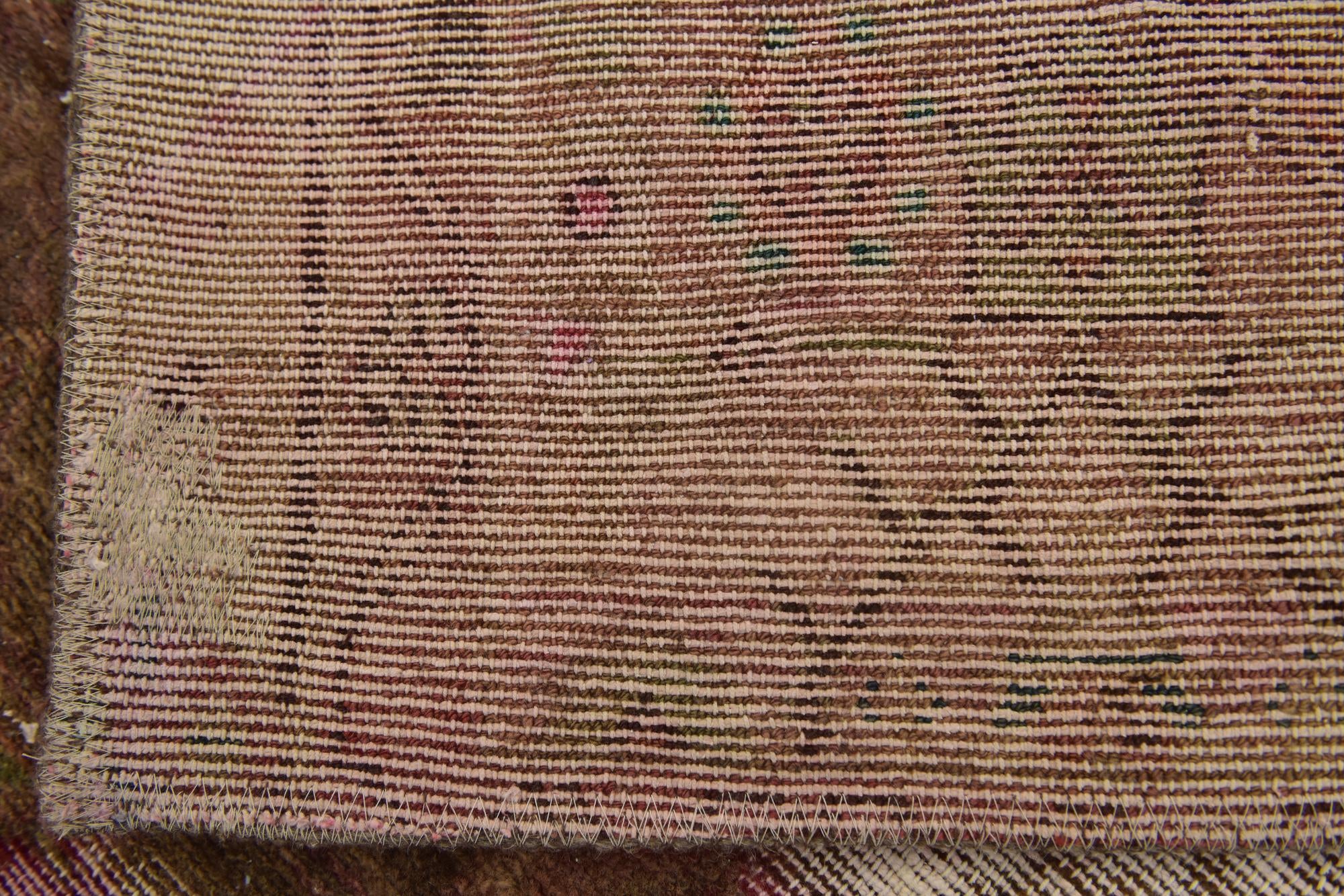 4' x 6' 7 Hand Knotted Ultra Vintage Persian Wool Rug