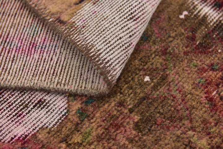 4' x 6' 7 Hand Knotted Ultra Vintage Persian Wool Rug