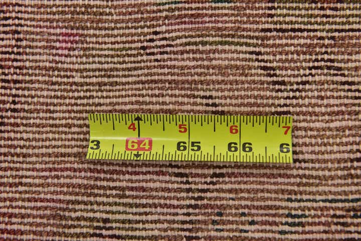 4' x 6' 7 Hand Knotted Ultra Vintage Persian Wool Rug