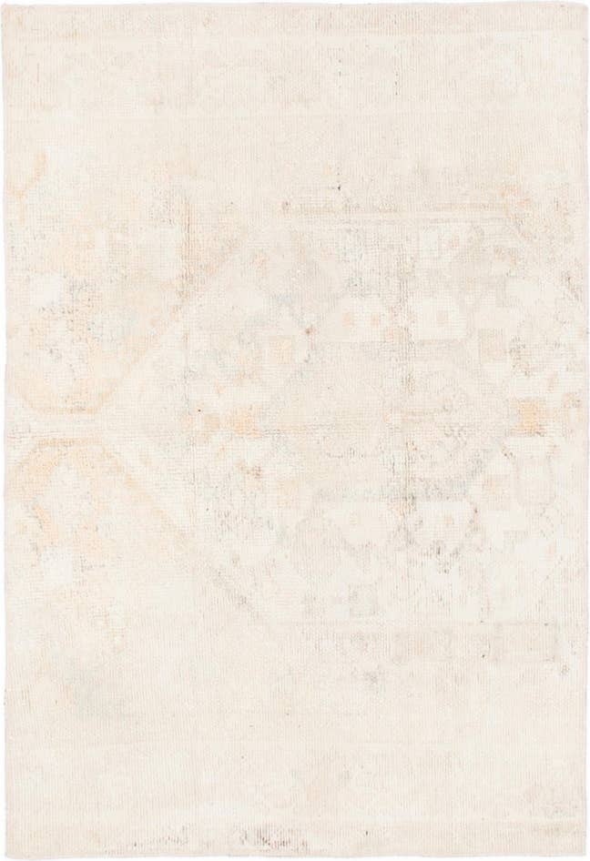 Detail image of 4' 3 x 6' Hand Knotted Ultra Vintage Persian Wool Rug
