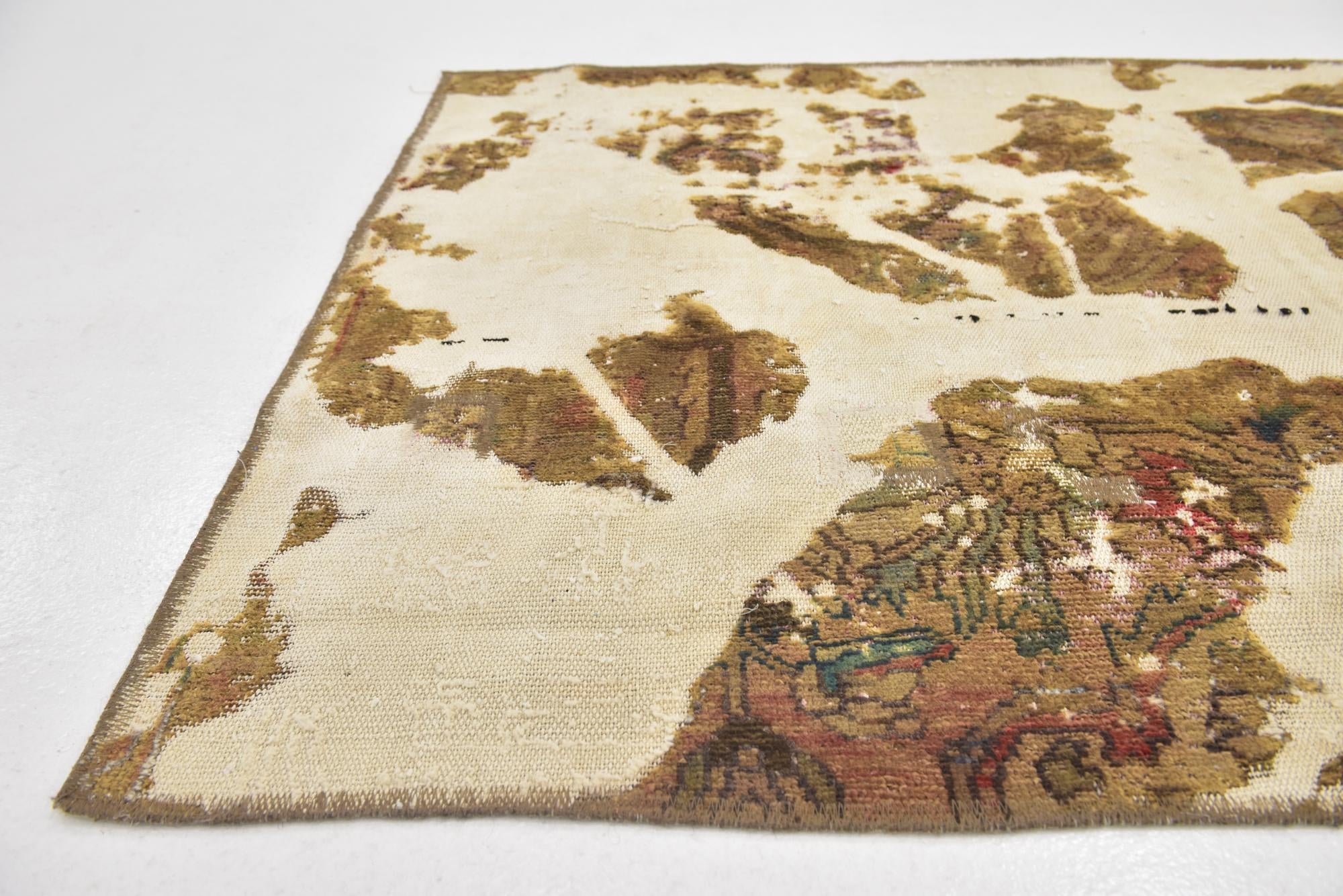 3' 3 x 5' 10 Hand Knotted Ultra Vintage Persian Wool Rug