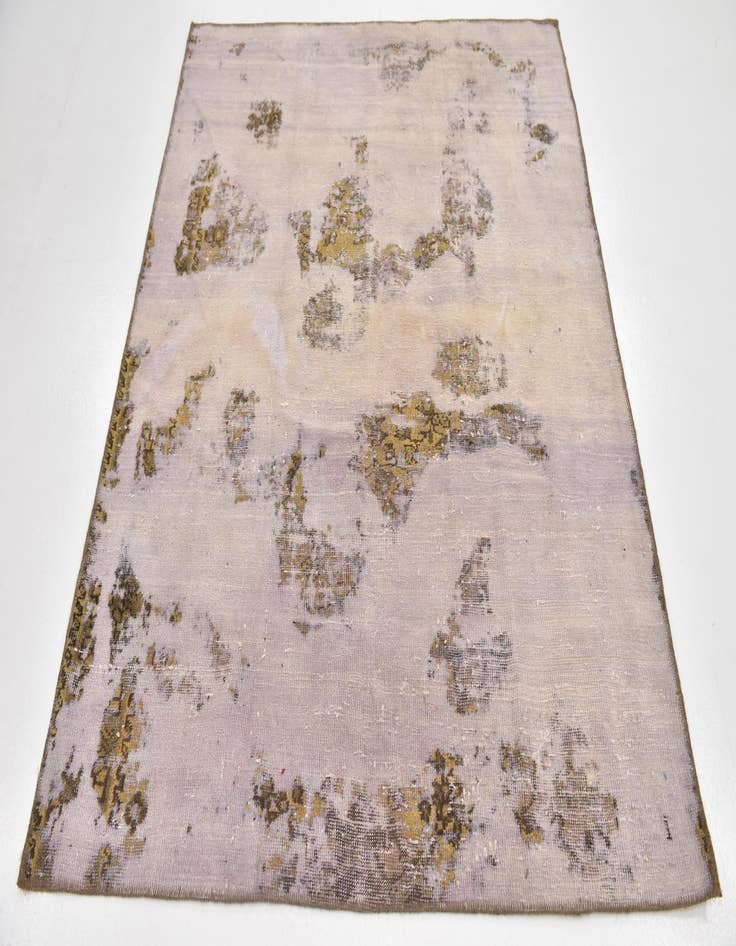 Detail image of 5' x 6'  Hand Knotted Ultra Vintage Persian Wool Rug