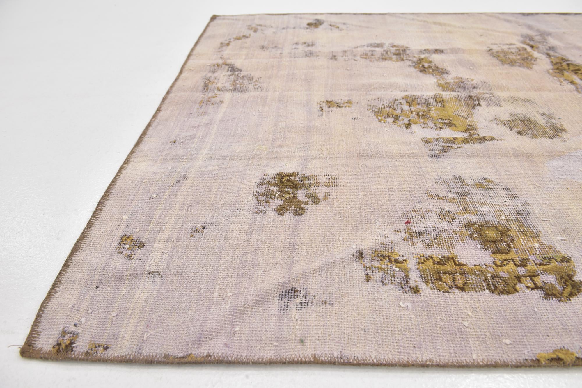 5' x 6' Hand Knotted Ultra Vintage Persian Wool Rug
