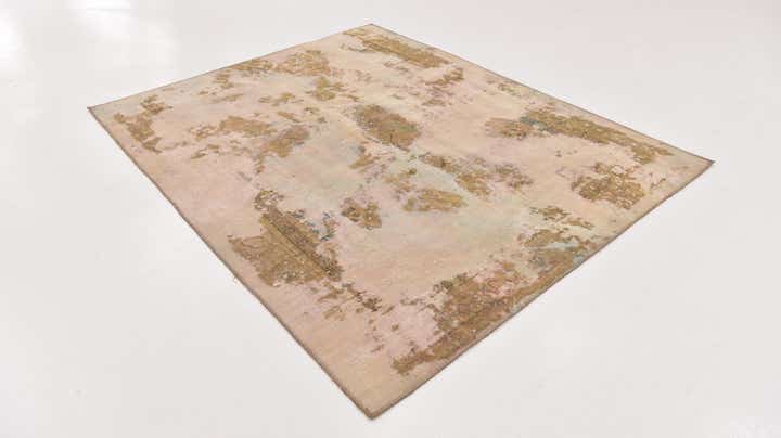 5' 10 x 7' 4 Hand Knotted Ultra Vintage Persian Wool Rug