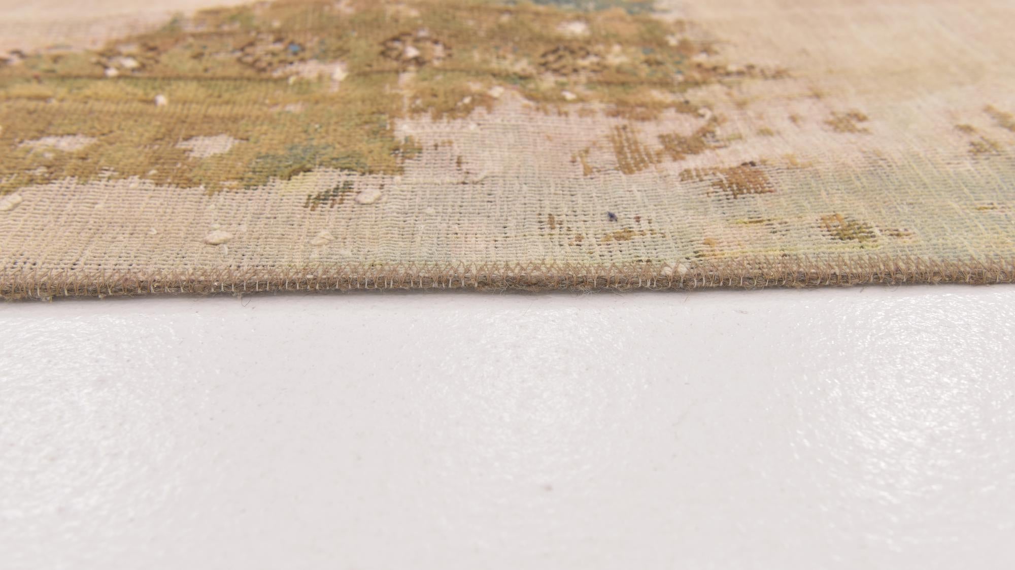 5' 10 x 7' 4 Hand Knotted Ultra Vintage Persian Wool Rug