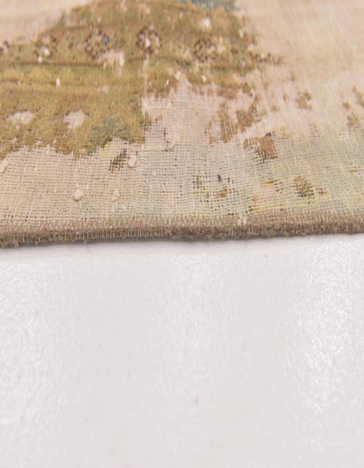 Detail image of 5' 10 x 7' 4  Hand Knotted Ultra Vintage Persian Wool Rug