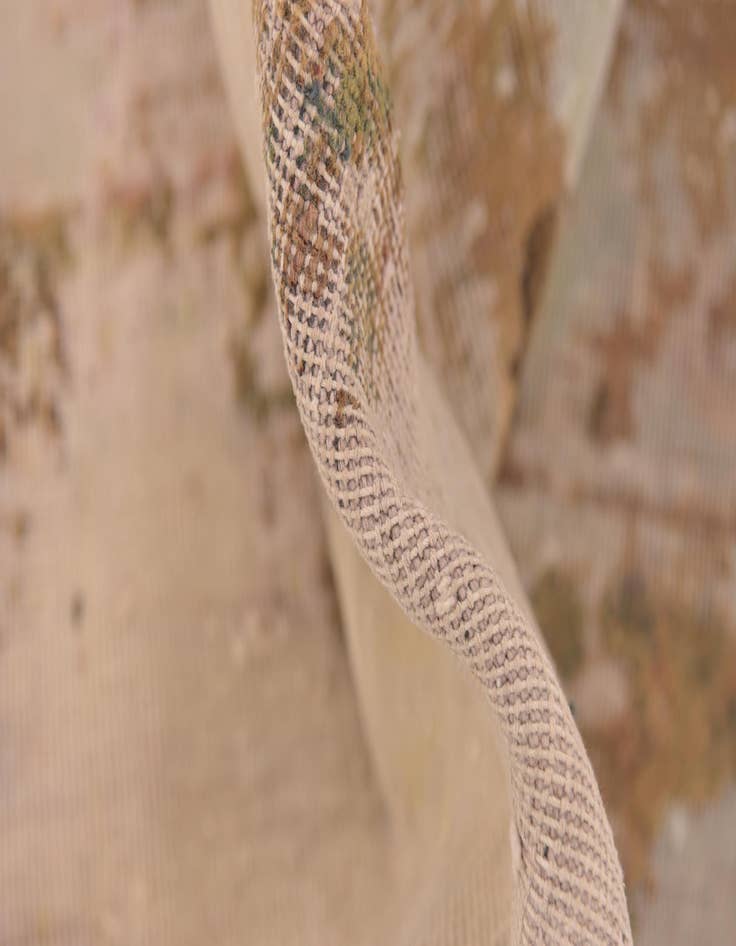 Detail image of 5' 10 x 7' 4  Hand Knotted Ultra Vintage Persian Wool Rug