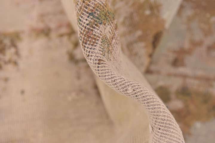 5' 10 x 7' 4 Hand Knotted Ultra Vintage Persian Wool Rug