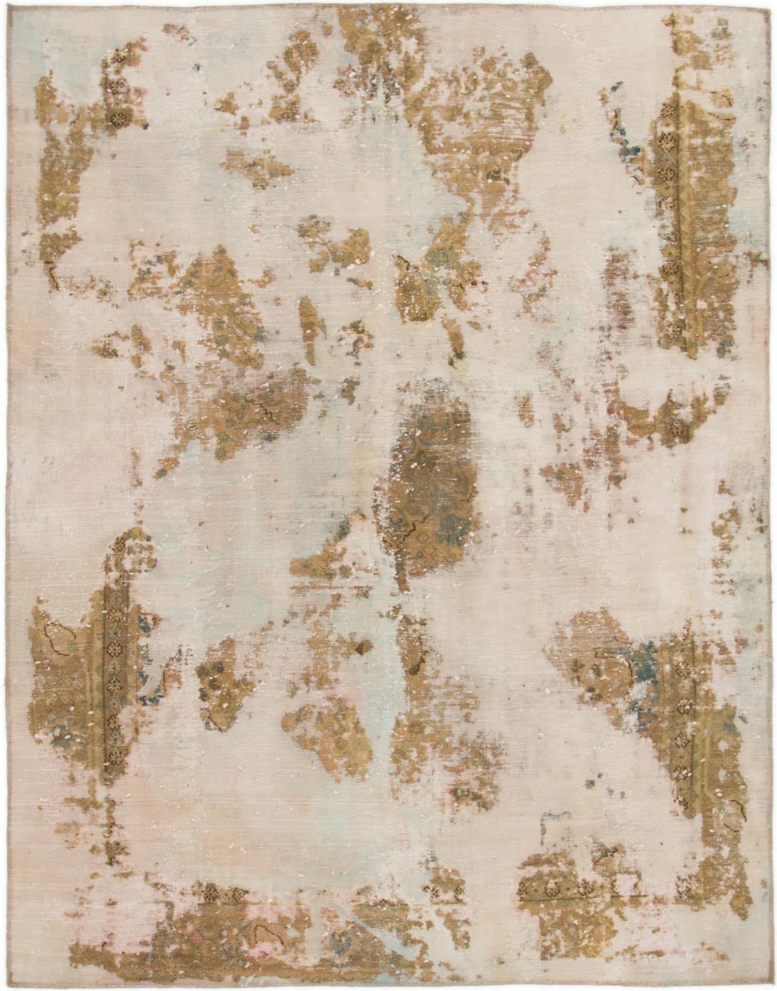 5' 10 x 7' 4 Hand Knotted Ultra Vintage Persian Wool Rug