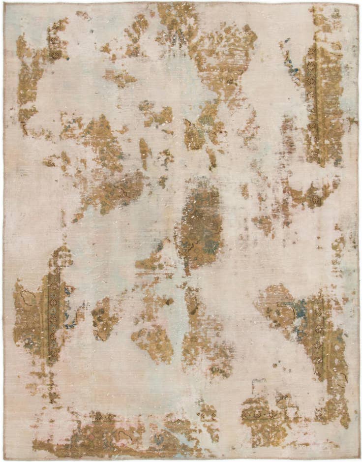 Detail image of 5' 10 x 7' 4 Hand Knotted Ultra Vintage Persian Wool Rug