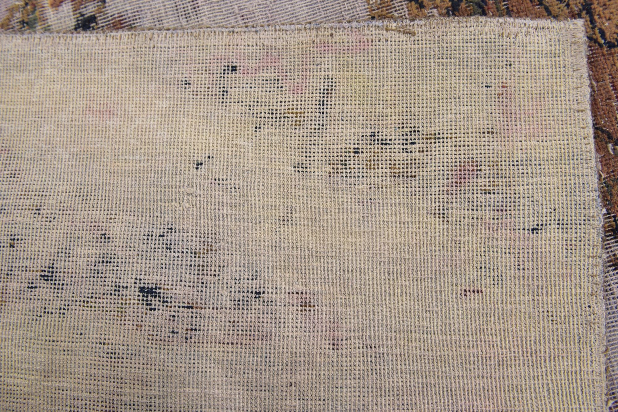 8' 10 x 11' 4 Hand Knotted Ultra Vintage Persian Wool Rug