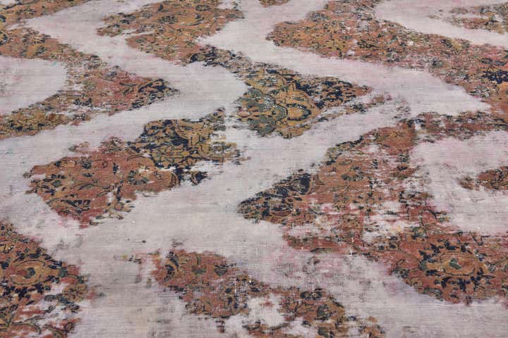 8' 10 x 11' 4 Hand Knotted Ultra Vintage Persian Wool Rug